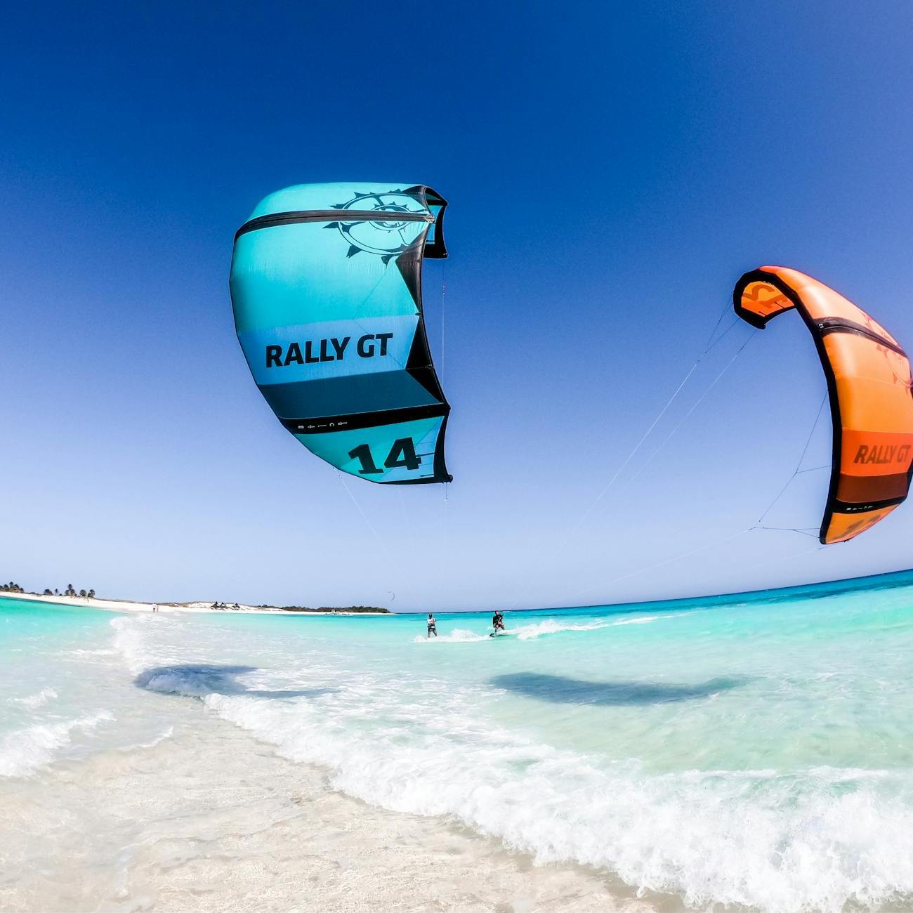 ZenithKite student practicing first water start with instructor providing hands-on assistance
